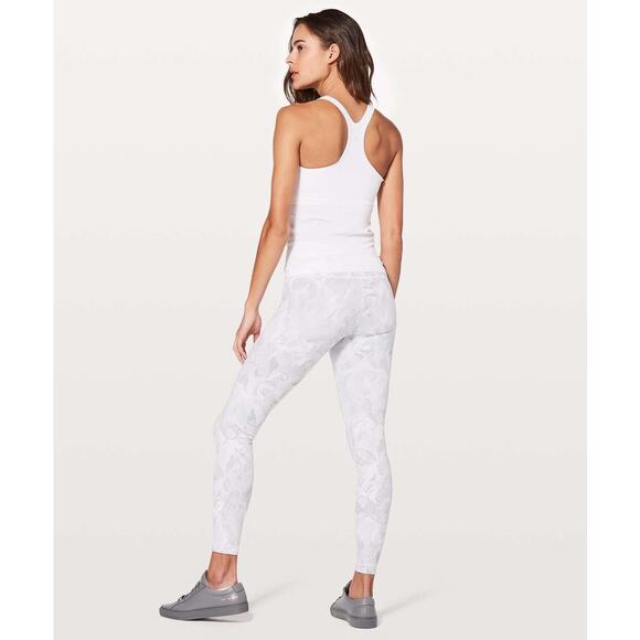 Lululemon White Ebb to Street Ribbed Tank II Size 8 Yoga Workout Athleisure - Picture 5 of 8
